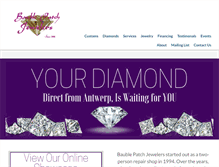 Tablet Screenshot of baublepatchjewelers.com